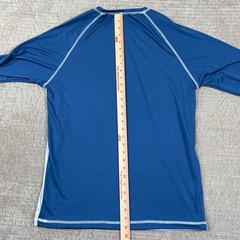Seattle Kraken NHL Calhoun Mens Medium Long Sleeve Performance Shirt Blue White