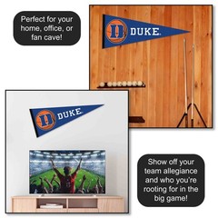 Duke Blue Devils 12 in X 30 in Basketball College Pennant