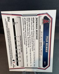 2026 Bowman Chrome Prospects Tyler Bremner Purple Refractor /199! #BCP-9 Angels