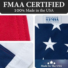 American Flags for Outside 6X10-100% MADE 6 by 10 Foot, red, white, and blue