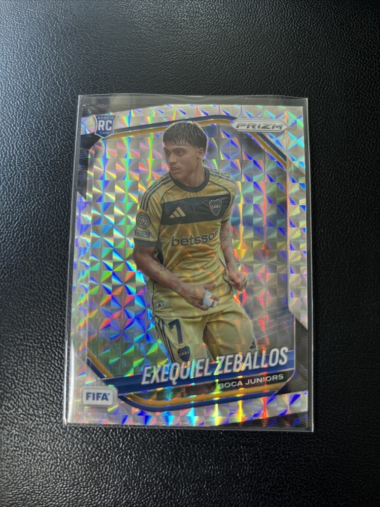 2025-26 Panini Prizm FIFA #174 Exequiel Zeballos – Mosaic Prizms Refractor