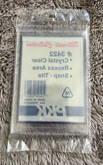 NEW Snap Tite Style # 3422 Crystal Clear Recessed Area Card Holders