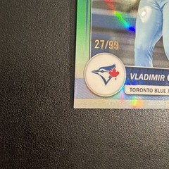 Vladimir Guerrero Jr Blue Jays 2026 Topps Flagship Green Chrome Refractor 27/99