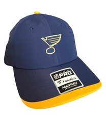 St. Louis Blues Fanatics Branded Blue Authentic Pro NHL Adjustable Hat