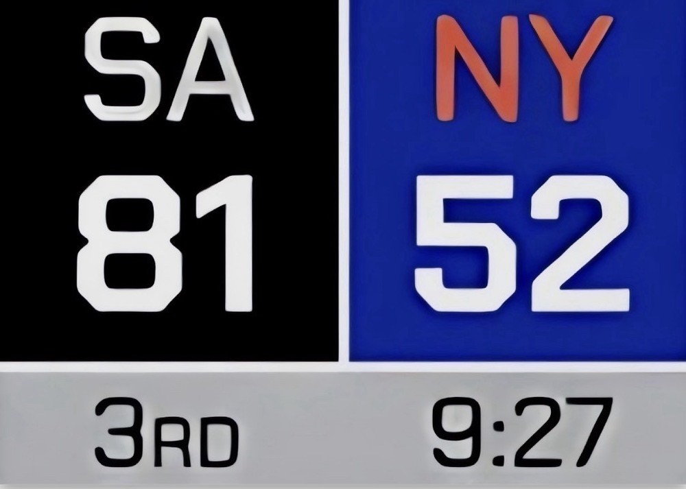 SA 81 NY 52 New York Knicks 2.8” X 2” Sticker Come Back Championship Win 🔥 🏆