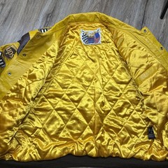 Nascar Jacket Mens L Yellow M&M Elliot Sadler JH Design Jeff Hamilton Chase