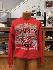 Vintage 90s San Francisco 49ers Champions Sweatshirt XL Fruit of the Loom USA