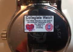 New Oklahoma Sooners Mens Watch, Bracelet, Metal, With Free Battery