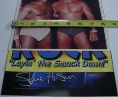 The Rock Stone Cold Steve Austin Ricky Steamboat Lenny Hurst Wrestling photo