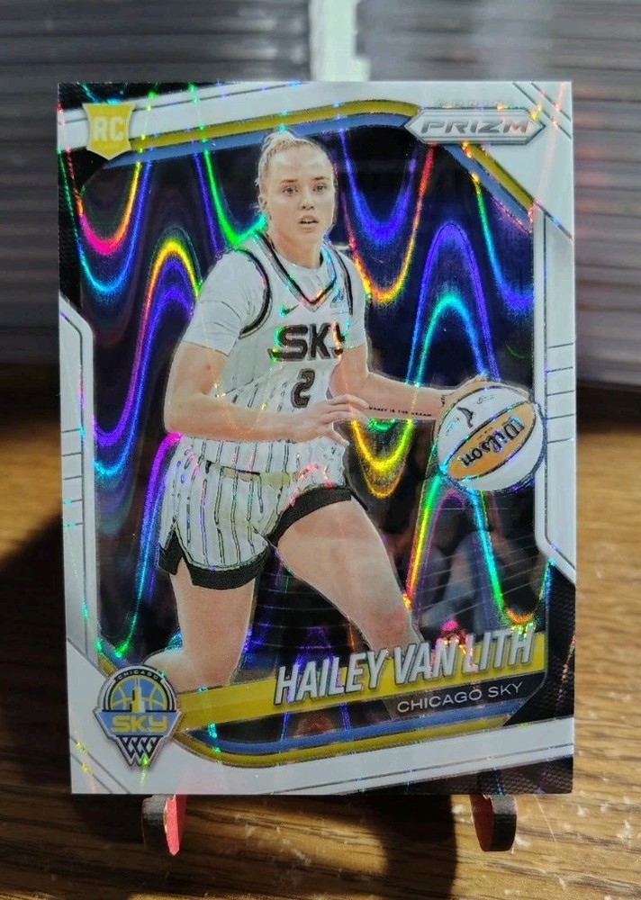 Prizm 2025 Panini Prizm WNBA #2 Hailey Van Lith White Seismic Prizms