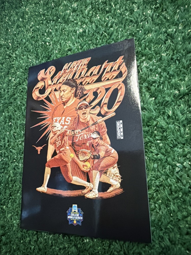 2026 Champions Deck Texas Longhorns Softball Katie Stewart NIL CWS BA1