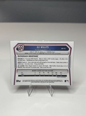 2026 Bowman Chrome Eli Willits Mojo Refractor #BCP-95 Washington Nationals