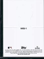 2025 Topps Archives – 1964 Stand Ups Aaron Judge #64SU-1 New York Yankees MVP