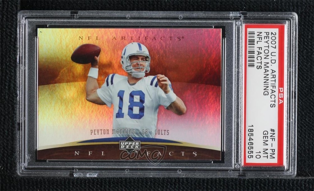 2007 Upper Deck Artifacts NFL Facts Peyton Manning #NF-PM HOF 13u1