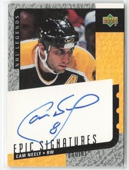 2000-01 Upper Deck Legends Cam Neely #CN Epic Signatures Auto Bruins