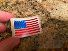 Riddell Speed Flex Football / Baseball Helmet 3M USA Flag Decal / Sticker