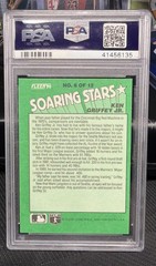 Fleer 1990 Soaring Stars Ken Griffey Jr #6 PSA 9 Seattle Mariners MLB