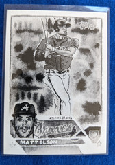 Matt Olson Grayscale Filter #&rsquo;d /49 – 2024 Topps Spotlight Andy Friedman #42 SP