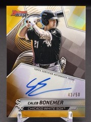 2025 Bowman&rsquo;s Best Caleb Bonemer Auto Autograph True Gold Refractor /50 #B25-CBO