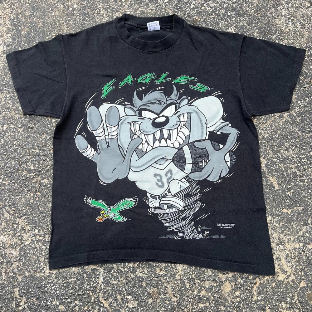 Philadelphia Eagles Taz Looney Tunes Team NFL shirt reprint VK14924