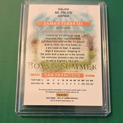 2025 Boys of Summer James Tibbs III Prospect Material Signatures #18/99 #PM-JTB
