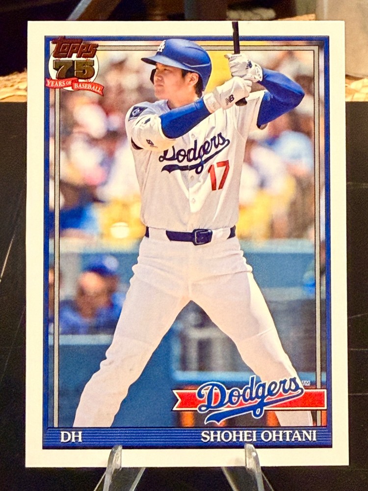 2026 Topps Series 2 -Shohei Ohtani #91B2-1 Topps 75 years of Baseball
