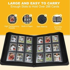 Toploader Binder Holds 288 Toploaders 9 Pocket Top Loader Binders for 3 x 4 »