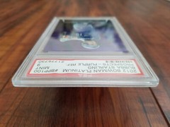 Bubba Starling 2012 Bowman Platinum Prospects Purple Refractor Card – PSA 9