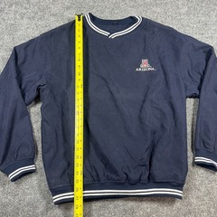 Arizona Wildcats Windbreaker Jacket Mens M Navy Port Authority Ribbed Pullover