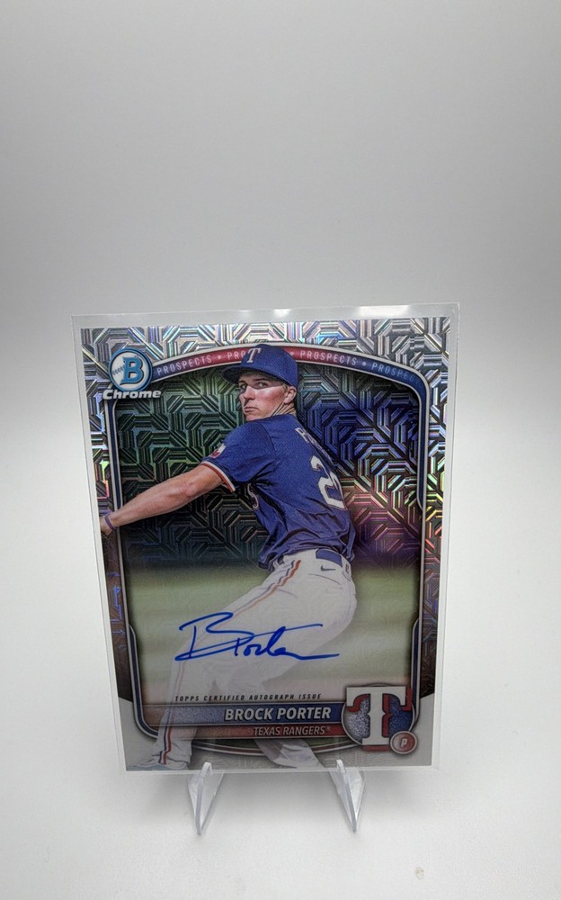 2025 Bowman Chrome – Prospect Mojo Autographs Brock Porter #BMA-BP (AU, RC)