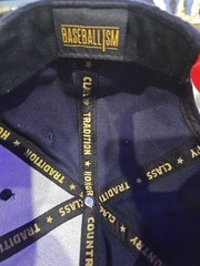 MLB Cap Baseballism x Major League movie Indians Collection Navy Snap Back