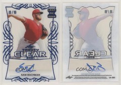 2021 Leaf Trinity Clear Platinum 89/99 Sam Bachman #CA-SB3 Auto 0c3e
