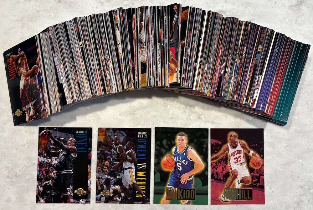 1994-95 Skybox Premium Complete 350-card Set! Looks Mint+! Hill Kidd Shaq!