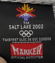 Marker Vintage 2002 Winter Olympics Salt Lake City Winter Ski Jacket Size XL
