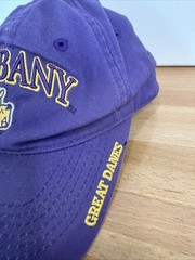 UAlbany Great Danes Hat Purple Adjustable Snapback Cap ML Caps University Albany