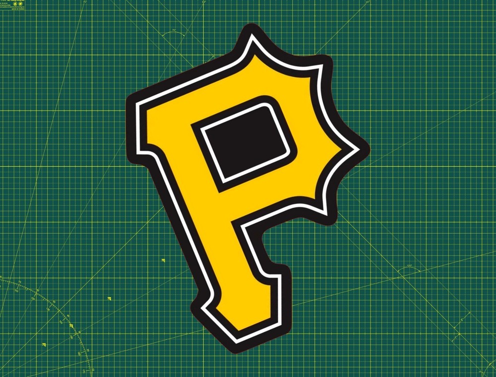 Pittsburgh Pirates P Logo Water Proof UV Safe Glossy Vinyl Decal / Sticker