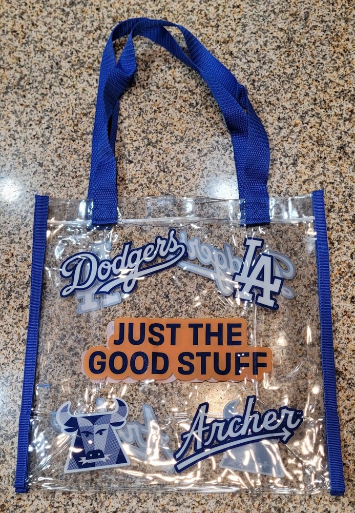 Los Angeles LA Dodgers Archer Jerky 12x12x6 Clear Tote Bag 2026 SGA