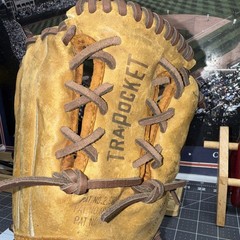 1950s Era Spalding 42-339 Roger Maris Autograph Model Trap Web Glove USA ARC