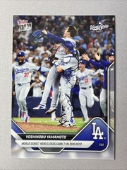 Yoshinobu Yamamoto 2025 MLB Topps NOW® Card 925 World Series Champions