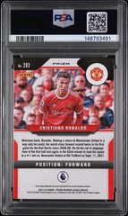 2021 Panini Prizm Premier League Cristiano Ronaldo Multicolor PSA 9 Man Utd#283