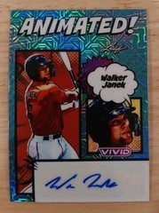 2026 Leaf Vivid Baseball – Animated Laser Auto Walker Janek 3/25