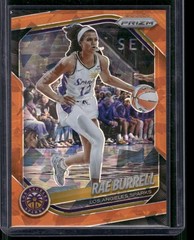 2025 Panini Prizm WNBA #25 Rae Burrell Orange Ice Prizms