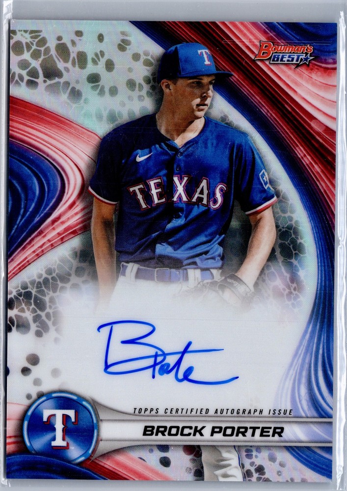 2024 Bowman&rsquo;s Best #B24-BP Brock Porter Best of 2024 Autographs Refractors