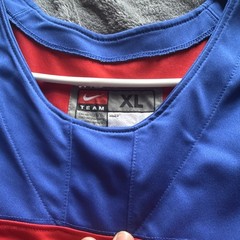 Nike Team Russia Hockey Jersey IIHF Patch Size XL Red Blue White