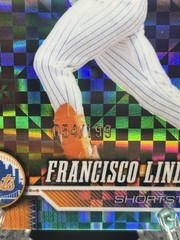 2026 Topps Chrome Francisco Lindor Aqua X-Fractor /199 #299 New York Mets