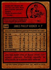1975 Topps #148 Jim Rooker – POOR