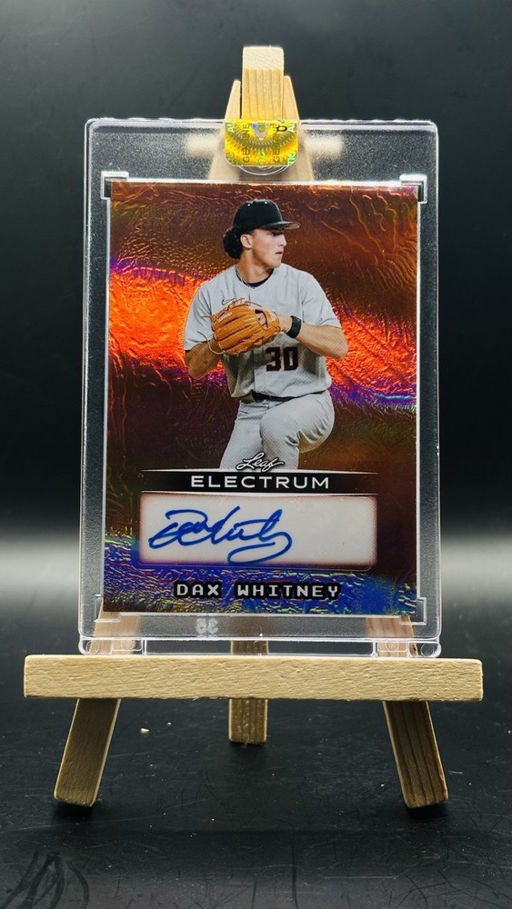 2026 Leaf Electrum Dax Whitney Oregon State Bronze Auto 9/25 MLB Prospect