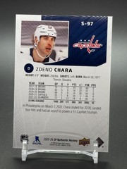 2025-26 SP Authentic Spectrum Fx Bounty Award Silver S-97 ZDENO CHARA Capitals