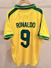 Ronaldo Nazario O Fenômeno Brazil 1997 Confederations Cup Home Kit