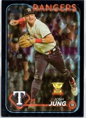 2024 Topps #620 Josh Jung Black Crackle